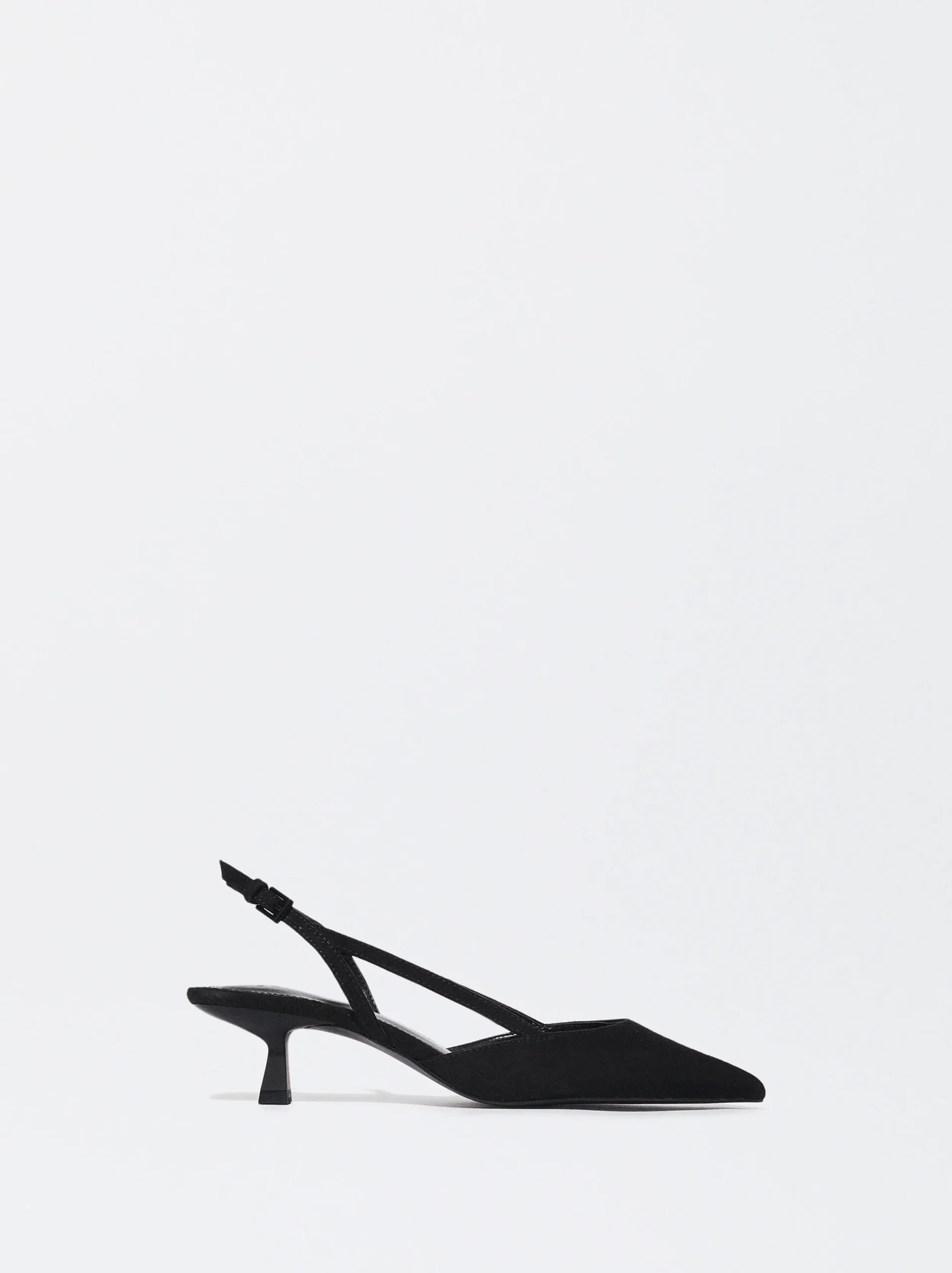 PARFOIS Zapato Tacón Destalonado Negro Shop