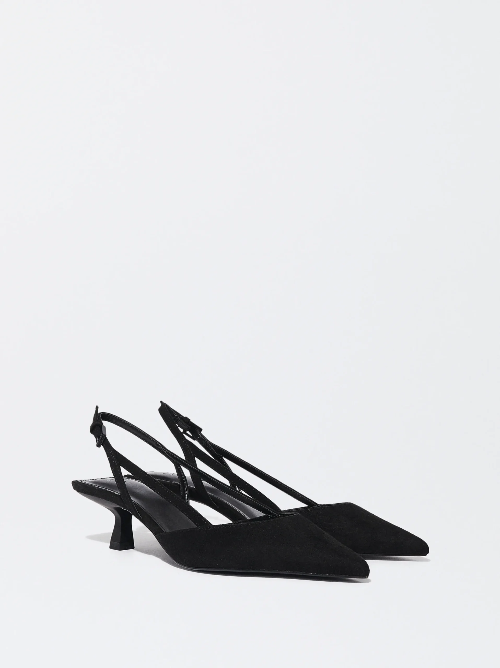 PARFOIS Zapato Tacón Destalonado Negro Shop