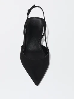 PARFOIS Zapato Tacón Destalonado Negro Shop