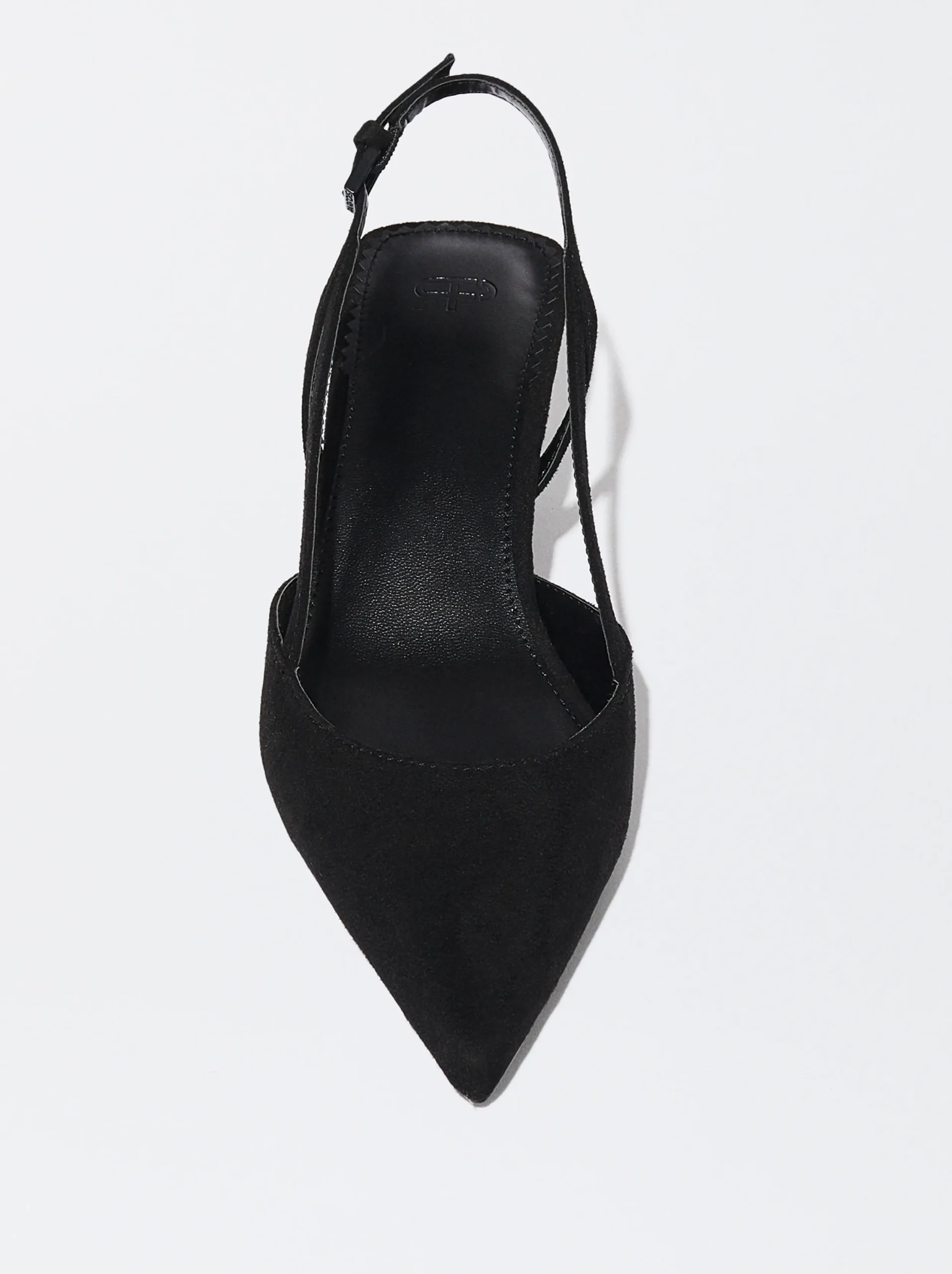 PARFOIS Zapato Tacón Destalonado Negro Shop