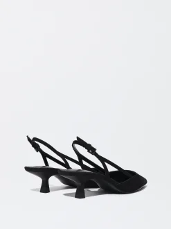 PARFOIS Zapato Tacón Destalonado Negro Shop