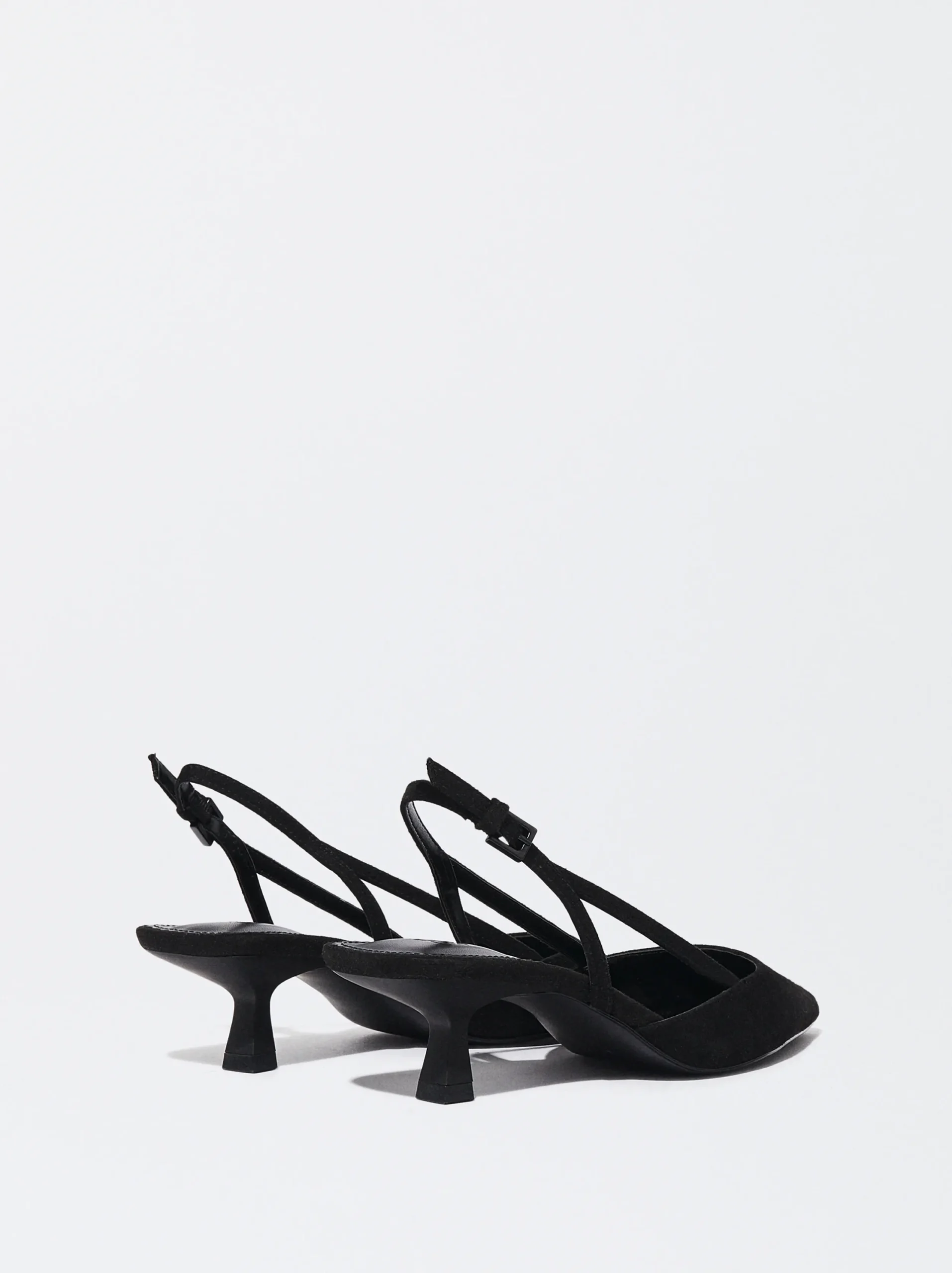 PARFOIS Zapato Tacón Destalonado Negro Shop