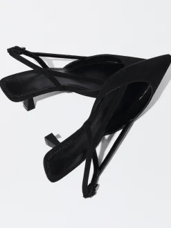 PARFOIS Zapato Tacón Destalonado Negro Shop