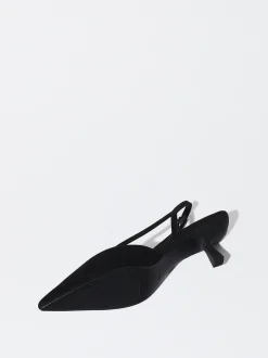 PARFOIS Zapato Tacón Destalonado Negro Shop