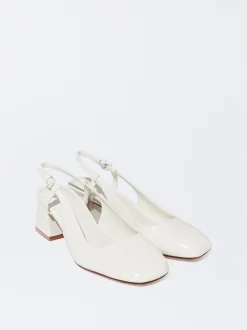 PARFOIS Zapato Tac&oacute;n Destalonado Blanco Sale